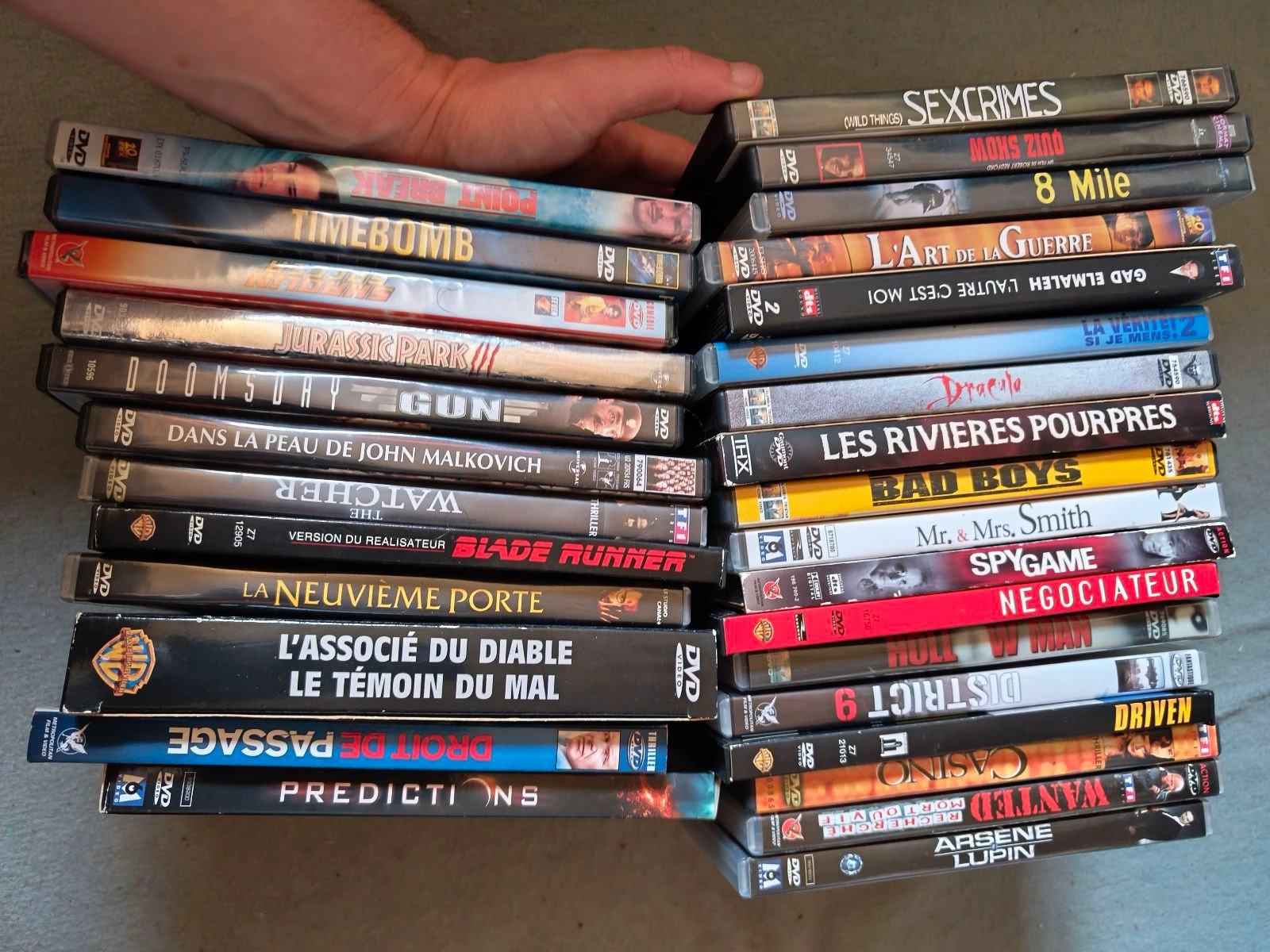 Lot de 31 Dvd divers 